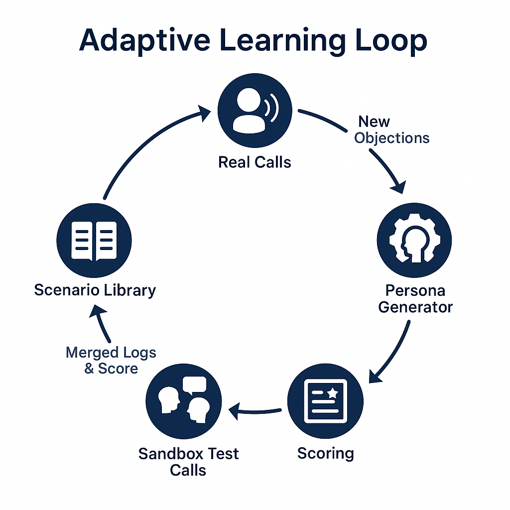 Adaptive Learning Loop Diagram